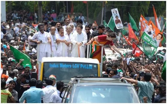 भाई राहुल के नामांकन पर प्रियंका गांधी ने पत्रकार के पकड़े जूते, जानें क्यों