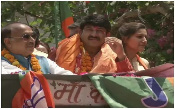 नामांकन के दौरान मनोज तिवारी के साथ रहीं सपना चौधरी ने बीजेपी को लेकर कहीं ये बड़ी बातें