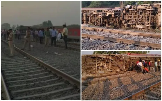 हावड़ा से नई दिल्ली जा रही पूर्वा एक्सप्रेस पटरी से उतरी, राहत और बचाव कार्य जारी