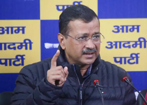 New Delhi: AAP National Convener Arvind Kejriwal and Chief Minister Atishi address a press conference