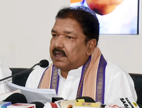 Patna: Bihar BJP President Dilip Jaiswal addresses a press conference