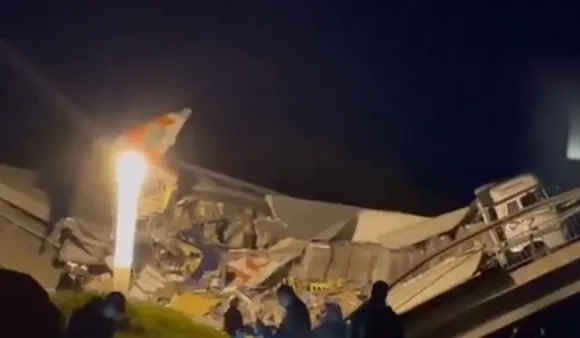 Russia: 7 dead as train derails after bridge collapse near Ukraine border