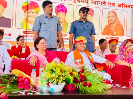 अजमेर: पूर्व मुख्यमंत्री वसुंधरा राजे ने सिरोंज में सांवरलाल जाट की मूर्ति का किया अनावरण