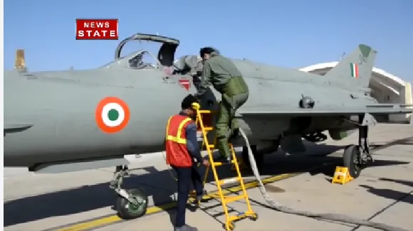 वायुसेना प्रमुख बीएस धन्वा ने उड़ाया मिग-21 लड़ाकू विमान