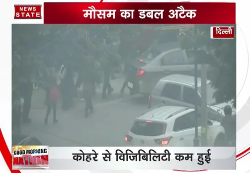 हिमाचल, जम्मू कश्मीर में बर्फबारी: दिल्ली में बढ़ी ठंड