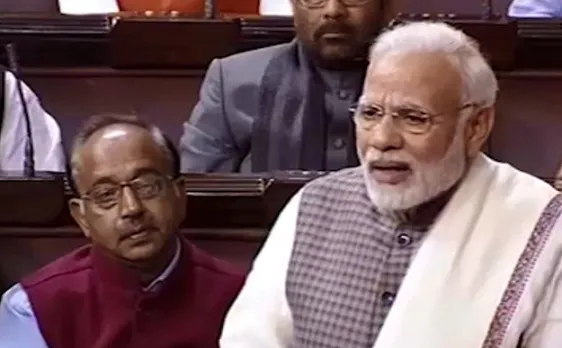 राज्यसभा: पीएम मोदी ने किया कांग्रेस पर हमला