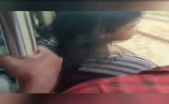तेज़ रफ़्तार लोकल से फिसली युवती, ऐसे बची जान 