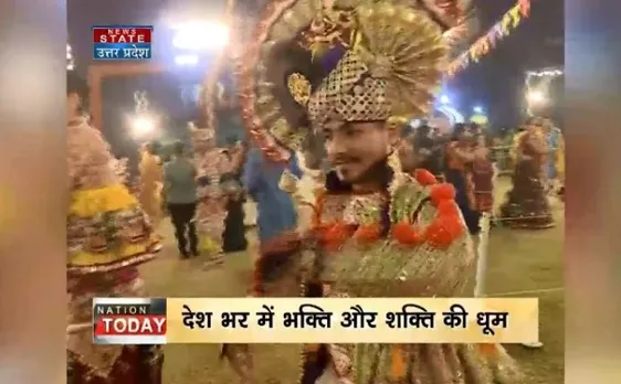 नवरात्रि 2018: गरबा के रंग में रंगा गुजरात, भक्ति के जश्न में डूबे लोग