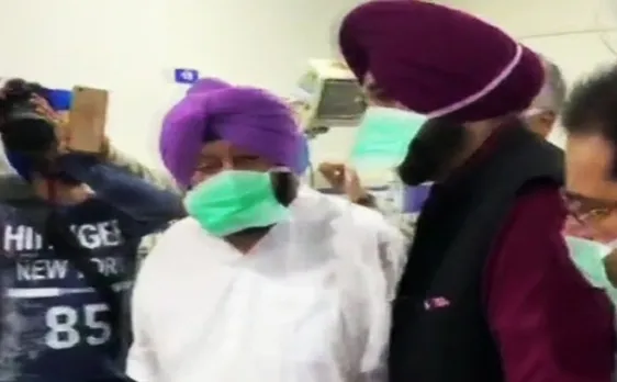 अमृतसर ट्रेन हादसे में घायलों से मिलने अस्पताल पहुंचे CM अमरिंदर सिंह