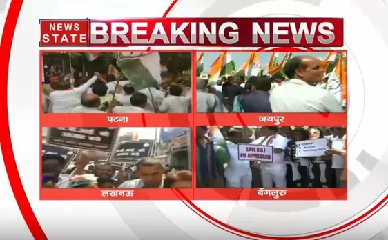 दिल्ली समेत देश के कई राज्यों में कांग्रेस का हल्लाबोल, CBI विवाद पर सियासी घमासान