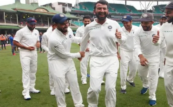 INDvAUS: ऑस्ट्रेलिया में ऐतिहासिक जीत के बाद कुछ इस अंदाज में थिरके भारतीय बल्लेबाज