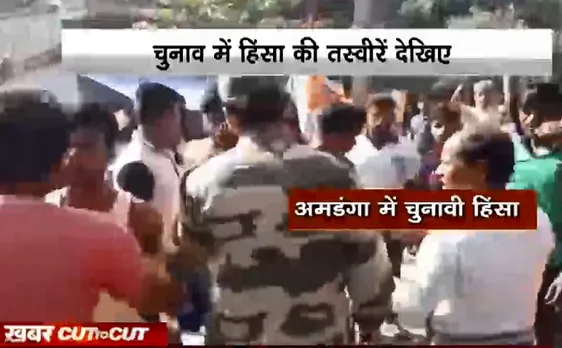 khabar Cut 2 Cut : बैरकपुर में चार हिंसा और हंगामा  