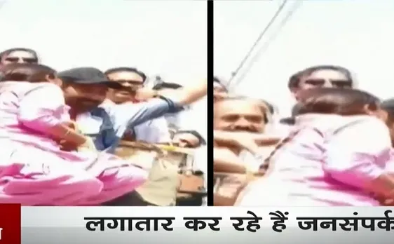 Election 2019 : पंजाब- चुनाव प्रचार के दौरान महिला ने किया सनी देओल को ट्रक पर चढ़कर किस, देखें वीडियो