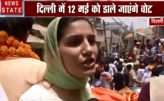 मनोज तिवारी के रोड शो में उतरे सितारे, सपना चौधरी ने किया प्रचार