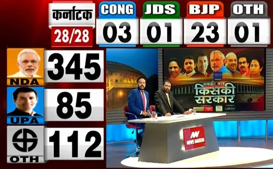 Lok sabha Election Results 2019: 345 पर पहुंचा NDA, कार्यकर्ताओं में जश्न का माहौल
