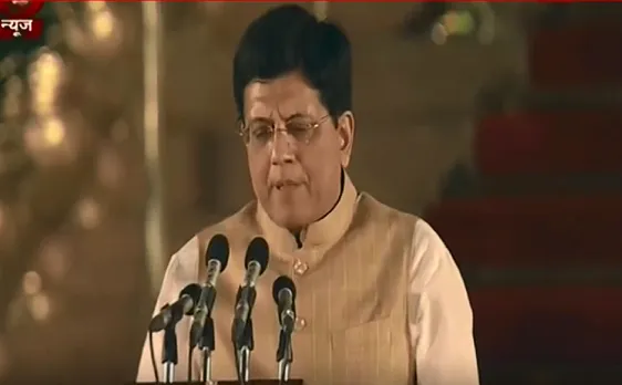 PM Narendra modi Oath Ceremony : पूर्व रेल मंत्री Piyush Goyal ने ली शपथ 