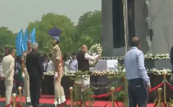 राष्ट्रीय पुलिस स्मारक पहुंचे गृह मंत्री Amit Shah 