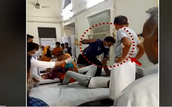 Viral Video : SMS अस्पताल में डॉक्टर ने की मरीज की पिटाई 