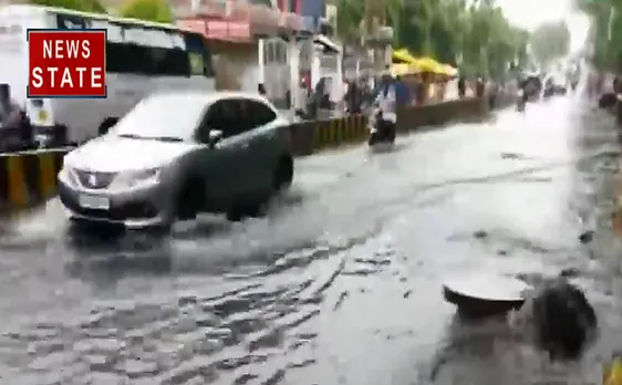 मानसून ने खोली पोल : नगर निगम की तैयारी धरी रह गई, जगह-जगह सड़कों पर दिखा जलजमाव 