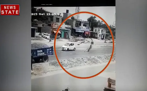 फरीदाबाद हाईवे पर हुआ दर्दनाक हादसा, दो बच्चों की मौत, देखें VIDEO 
