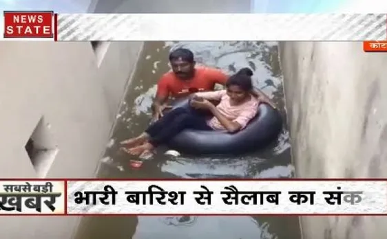 राजस्थान में भी जारी बाढ़-बारिश की मार, बेकाबू हुई नदियों से लोगों में दहशत