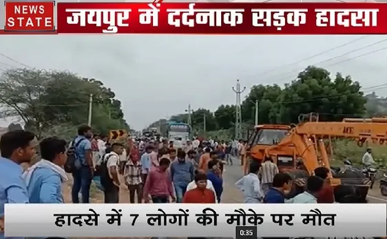 राजस्थान में हुआ बड़ा सड़क हादसा, 7 की हुई मौके पर मौत