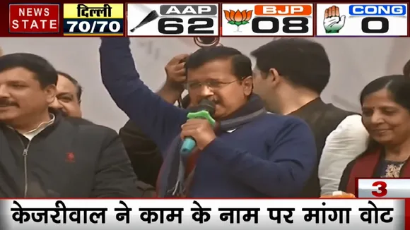 मोदी- शाह के मंसूबों पर AAP ने चलाई झाड़ू, काम के नाम पर दिल्ली में केजरीवाल की तीसरी सरकार