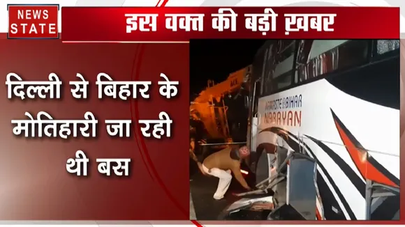 आगरा लखनऊ एक्सप्रेस- वे पर हादसा, बस-ट्रक टक्कर में 13 यात्रियों की गई जान, दो दर्जन से ज्यादा घायल