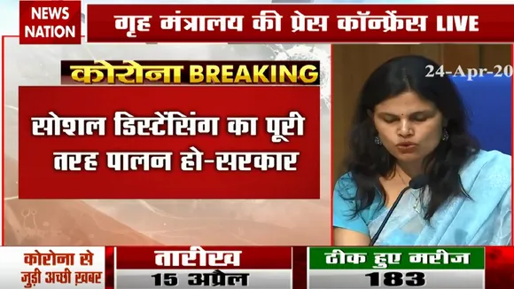 24 घंटे में 1624 नए कोरोना के पॉजिटिव मामले सामने आए: स्वास्थ्य मंत्रालय