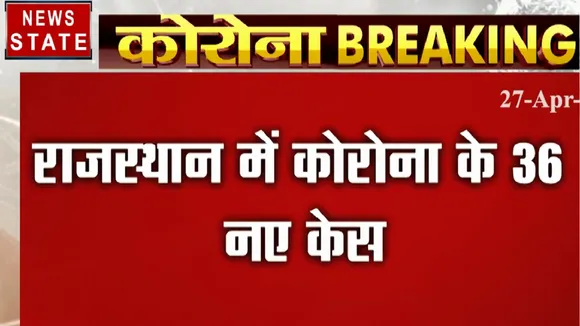 CoronaVirus : राजस्थान में कोरोना के 36 नए मामले आए सामने