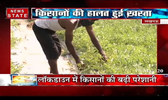 लॉकडाउन के बाद काम धंधे बरबादी की कगार पर, किसान भी हुए संकट के शिकार