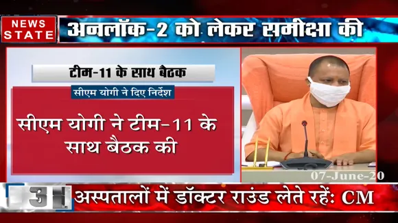 CM योगी ने टीम 11 के साथ की बैठक