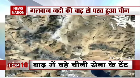गलवान घाटी में बहे चीनी टेंट, दुश्मन देश को हुआ बड़ा नुकसान