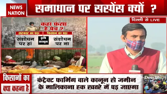 Farmer Protest: सरकार का संशोधन पर हां, कानून वापसी पर ना, देखें रिपोर्ट