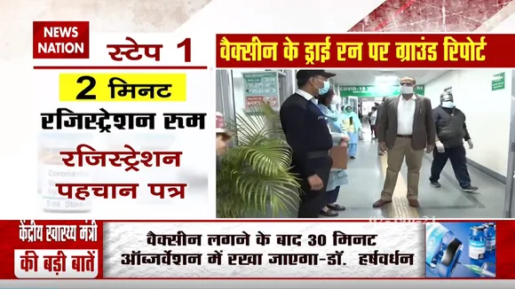 Corona Vaccine: आज से देशभर में वैक्सीन का DRY Run, देखें पूरी तैयारी