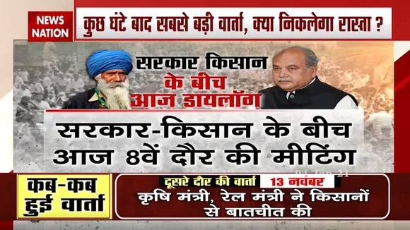 Farmers Protest 40th Day: आज होगी सरकार और किसानों के बीच 8वें दौर की बैठक,  क्या खत्म होगा आंदोलन