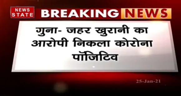 Breaking : गुना में जहर खुरानी का आरोपी  निकला कोरोना पॉजिटिव, जेलर ने जेल में लेने से किया इंकार
