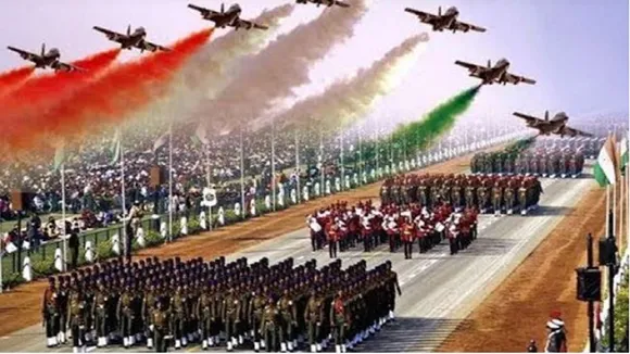 Republic Day Parade 2021: राजपथ पर देश के शौर्य की झलकियां , आसमान में गरजा राफेल