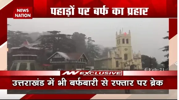 Snowfall : मौसम का यू टर्न...बर्फबारी रिटर्न्स | Winter News | Weather News