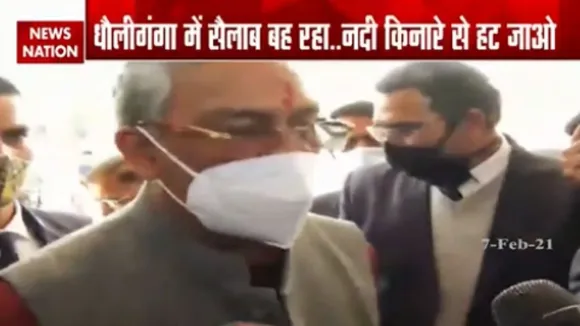 मानव क्षति के बारे में अभी कुछ कहना मुश्किल है- सीएम त्रिवेंद्र रावत