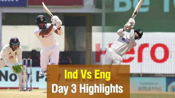 Ind vs Eng Stumps Day 3: पंत और पुजारा का अर्धशतक, भारत 321 रन पीछे