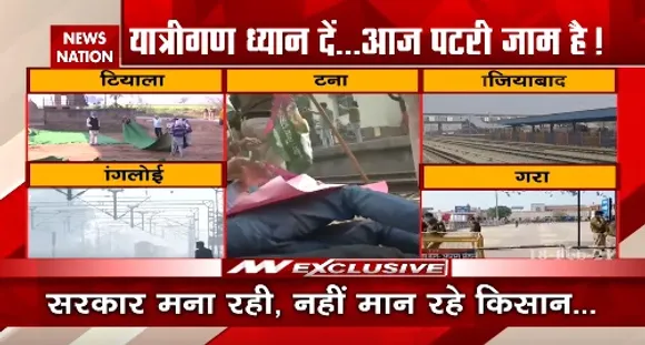 Rail Roko Andolan : यात्रीगण ध्यान दें...आज पटरी जाम है !