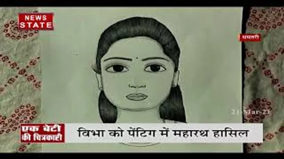 मिलिए धमतरी के दिव्यांग विभा से जिसके कला का जादू सबको मोह रखा है