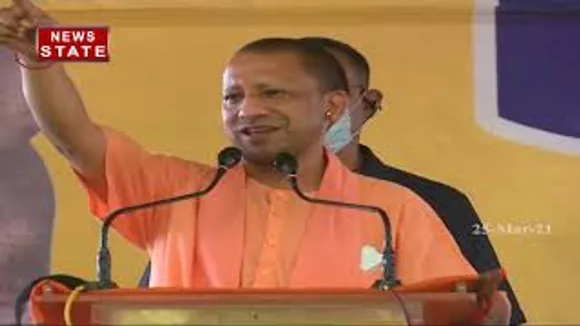 नंदीग्राम से CM योगी की रैली, लोगों को किया संबोधित