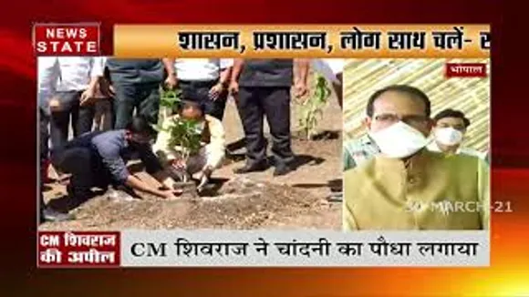 मुख्यमंत्री शिवराज सिंह ने किया पौधारोपण, देखें रिपोर्ट