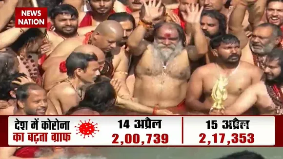कुंभ में आस्था पर भारी पड़ रहा कोरोना, तेजी से बढ़ता दिख रहा संक्रमण