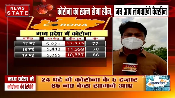Madhya Pradesh: राज्य में कम हुए कोरोना के मामले, लोगों को मिली राहत