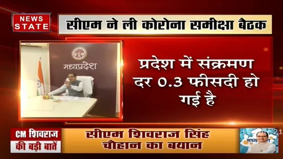 COVID19: सीएम शिवराज ने ली कोरोना समीक्षा बैठक