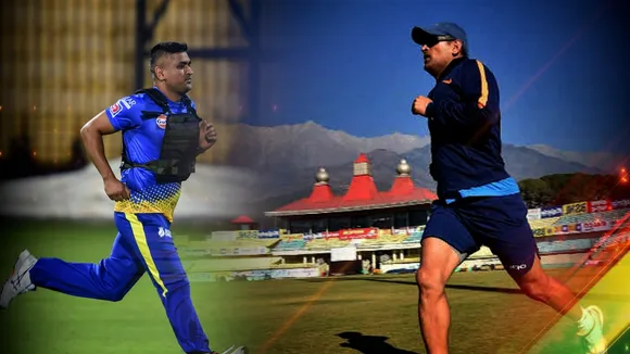 CSK के कप्तान धोनी का एक वीडियो वायरल हो रहा है इसमें वो रेस लगा रहे हैं
