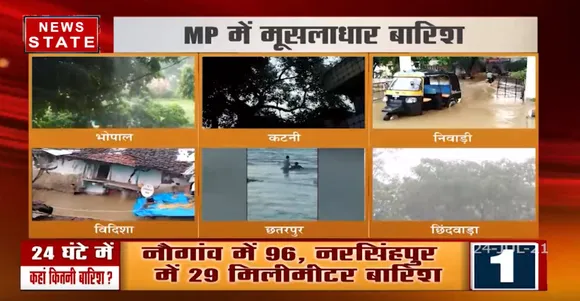Madhya Pradesh : भारी बारिश से 6 जिलों में आफत, अगले 2 दिन होगी और बारिश